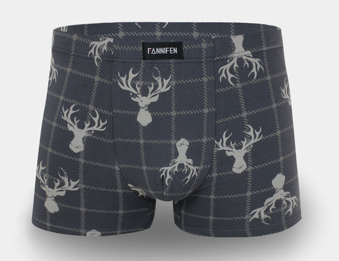 Men's cotton boxers JELEN G5116 - 4 pieces in a pack