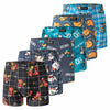Men's funny boxer shorts cotton printed mens underwear G55310 4 pieces per pack