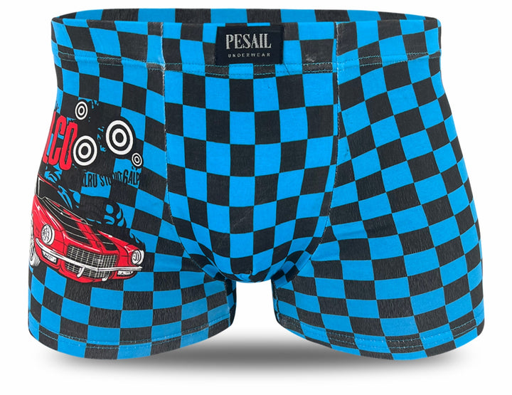 Teen checkered boxers U1113 - 4pcs in a pack