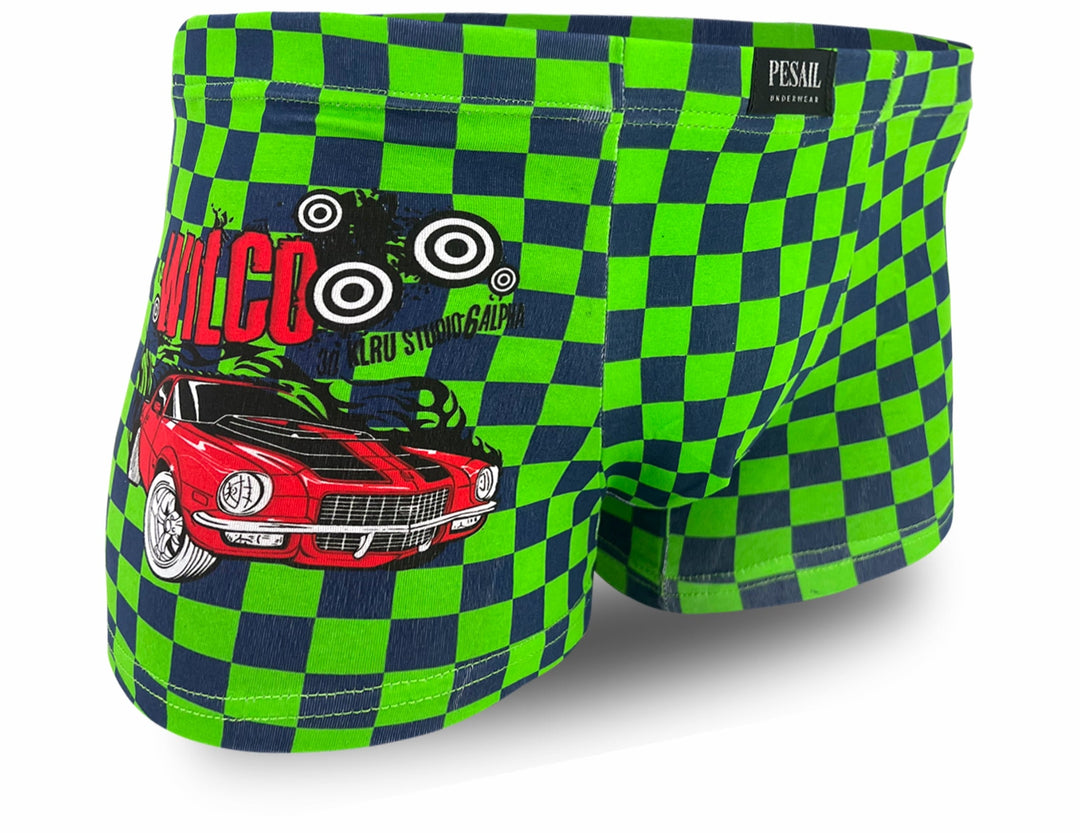 Teen checkered boxers U1113 - 4pcs in a pack