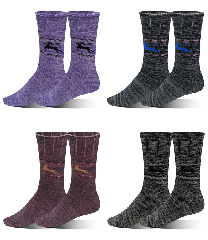 Women's medical thermal socks SSW043 4 pairs
