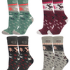 Women's Christmas thermal socks JW6041 - 4 pairs