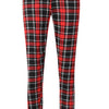 Women's plaid insulated leggings F5006