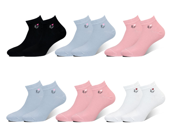 Women Low Cut Ankle Athletic Cushioned Running Performance Breathable Socks CW323 6 pairs