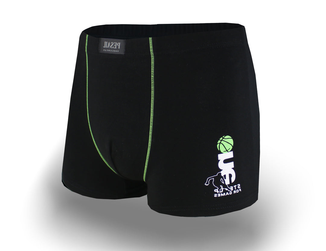 TEEN sports classic flexible cotton boxer shorts U5152 - 4 pieces per pack