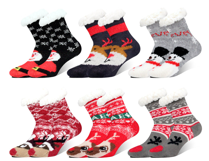 Children's Christmas thermal socks CW232 2 pairs