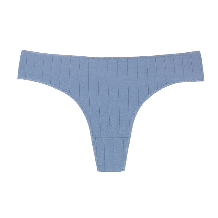 Women's single-color smooth flexible thongs CZ8028 3 pcs