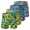 Boys' cheerful boxer shorts Emoji PE-XQ2661 4 pieces in a pack