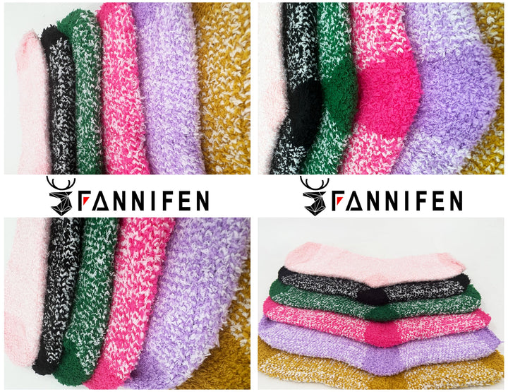 Women's furry thermal socks ZWD-2308 6 pairs