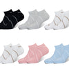 Women's breathable low cut ankle socks CW324 6 pairs