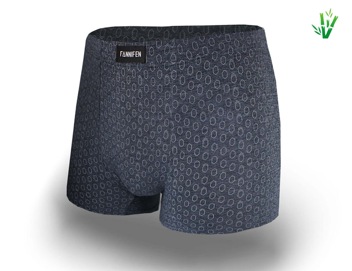 Men's bamboo soft flexible breathable boxers HONEYCOMB M6765 4pcs in a pack