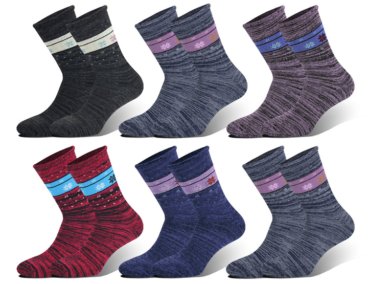 Women's thermal healthy cotton daily socks SSW037 4 pairs