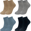 Men's furry thermal socks DM9403 4 pairs