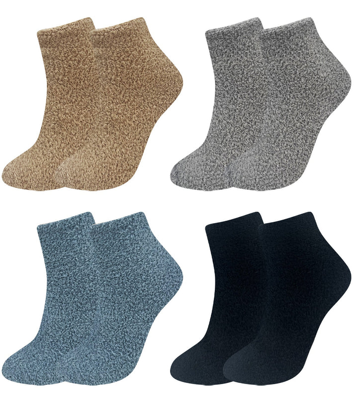 Men's furry thermal socks DM9403 4 pairs