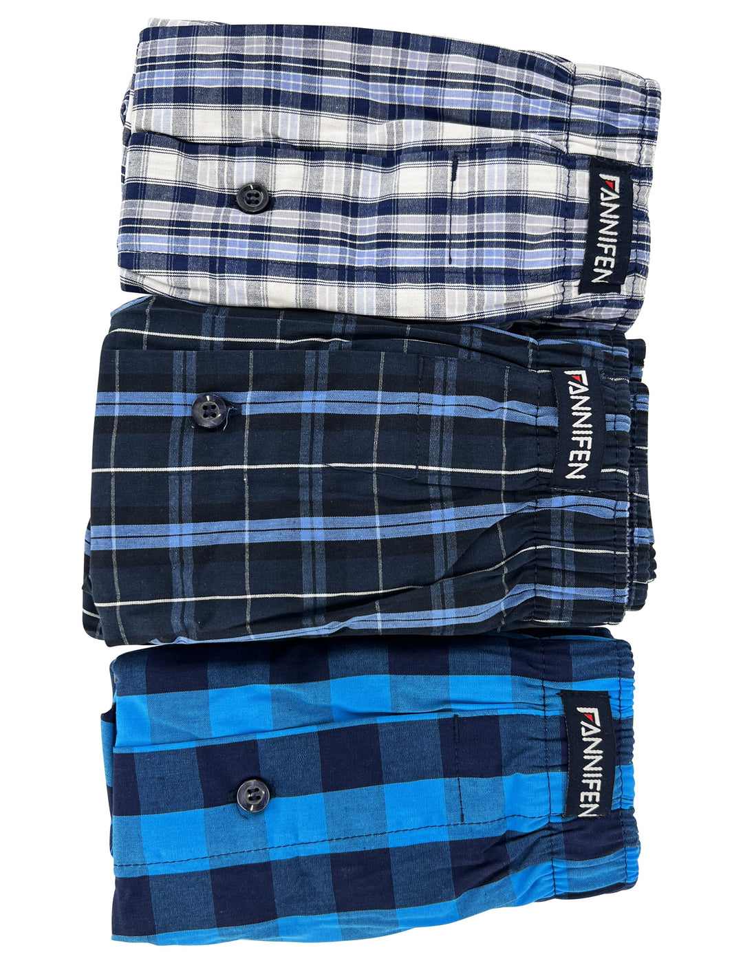 FANNIFEN Men's Striped Shorts FAN-J20201 - 3 pieces per pack