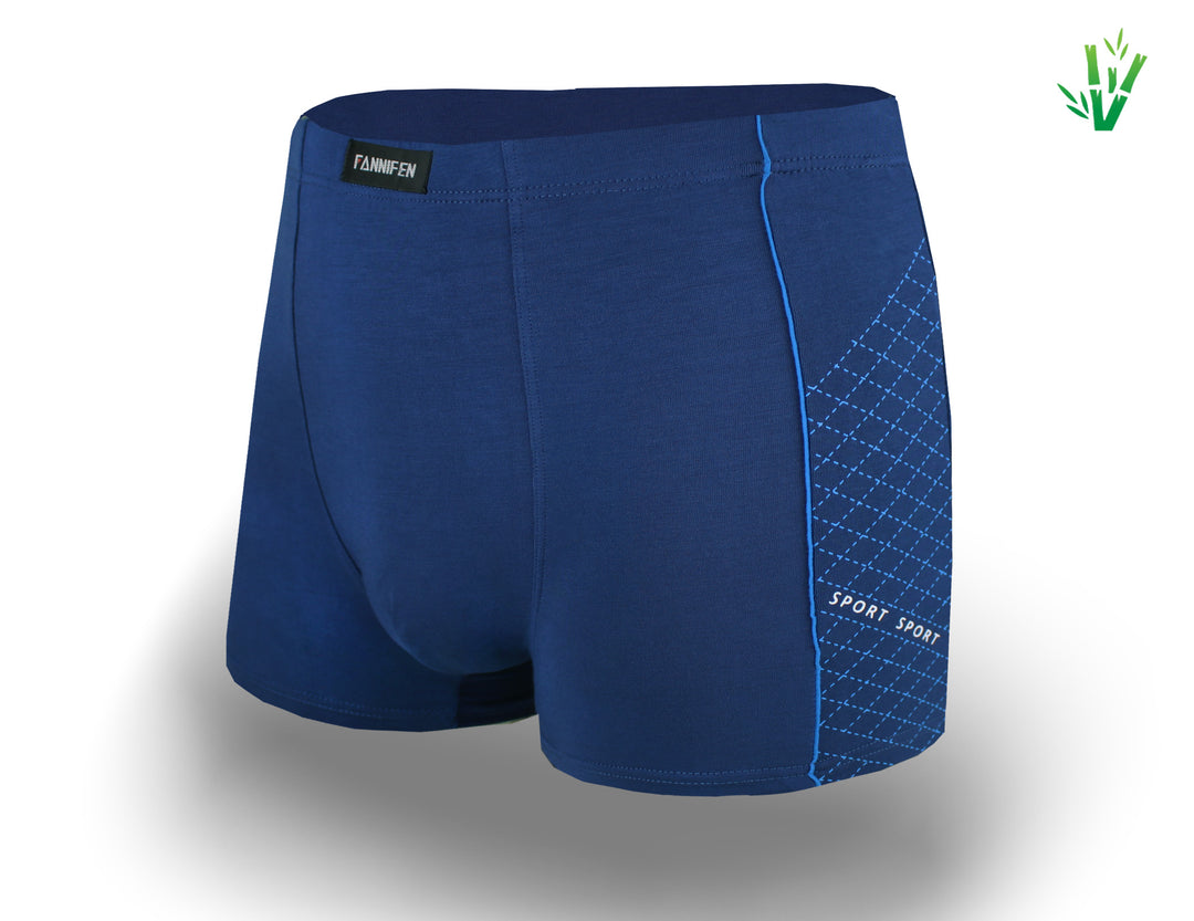 Men's bamboo soft flexible breathable boxers M6755 4pcs in a pack