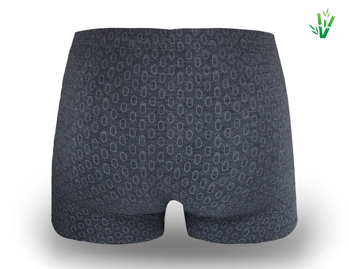 Men's bamboo soft flexible breathable boxers HONEYCOMB M6765 4pcs in a pack