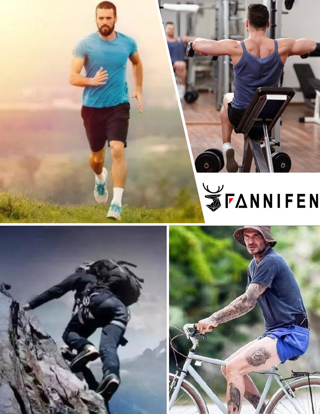 Men's sports boxers ZP21001A 3pcs in a pack