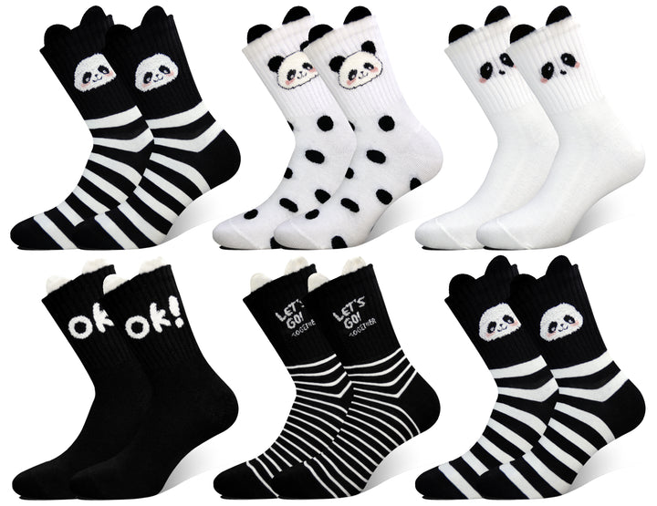 Women's ALPACA thermal socks PANDA MX654 6 pairs