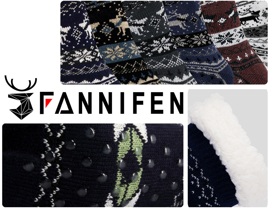 Men's ferry wool soft thick winter thermal socks MC51 2 pairs