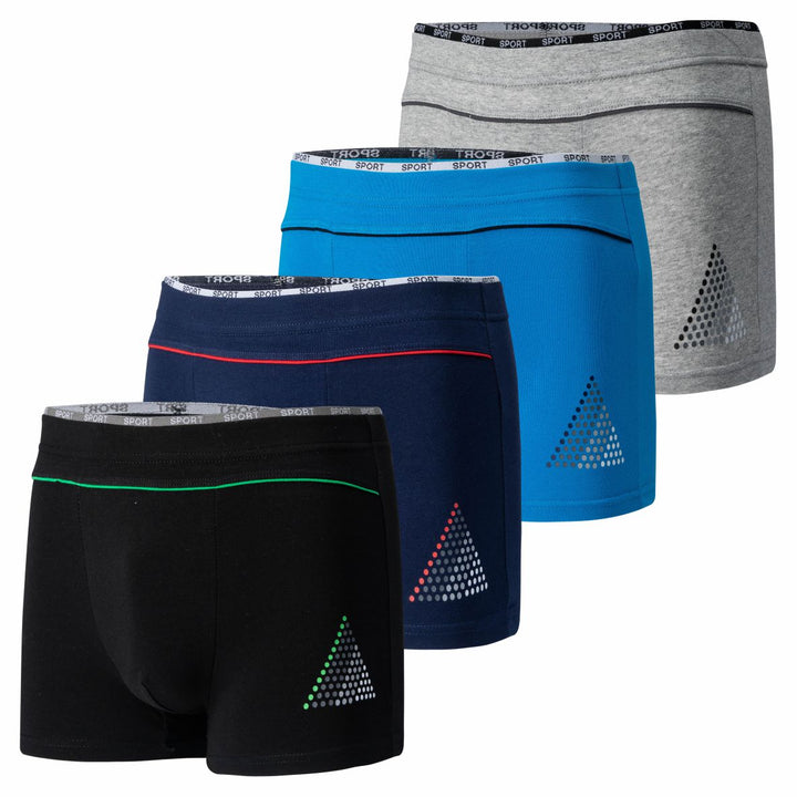 Teen sports boxers U1094 4pcs in a pack
