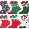 Women's Christmas Super Thick Thermal Soft Warm Comfort Casual Crew Winter Socks DW9806 6 pairs