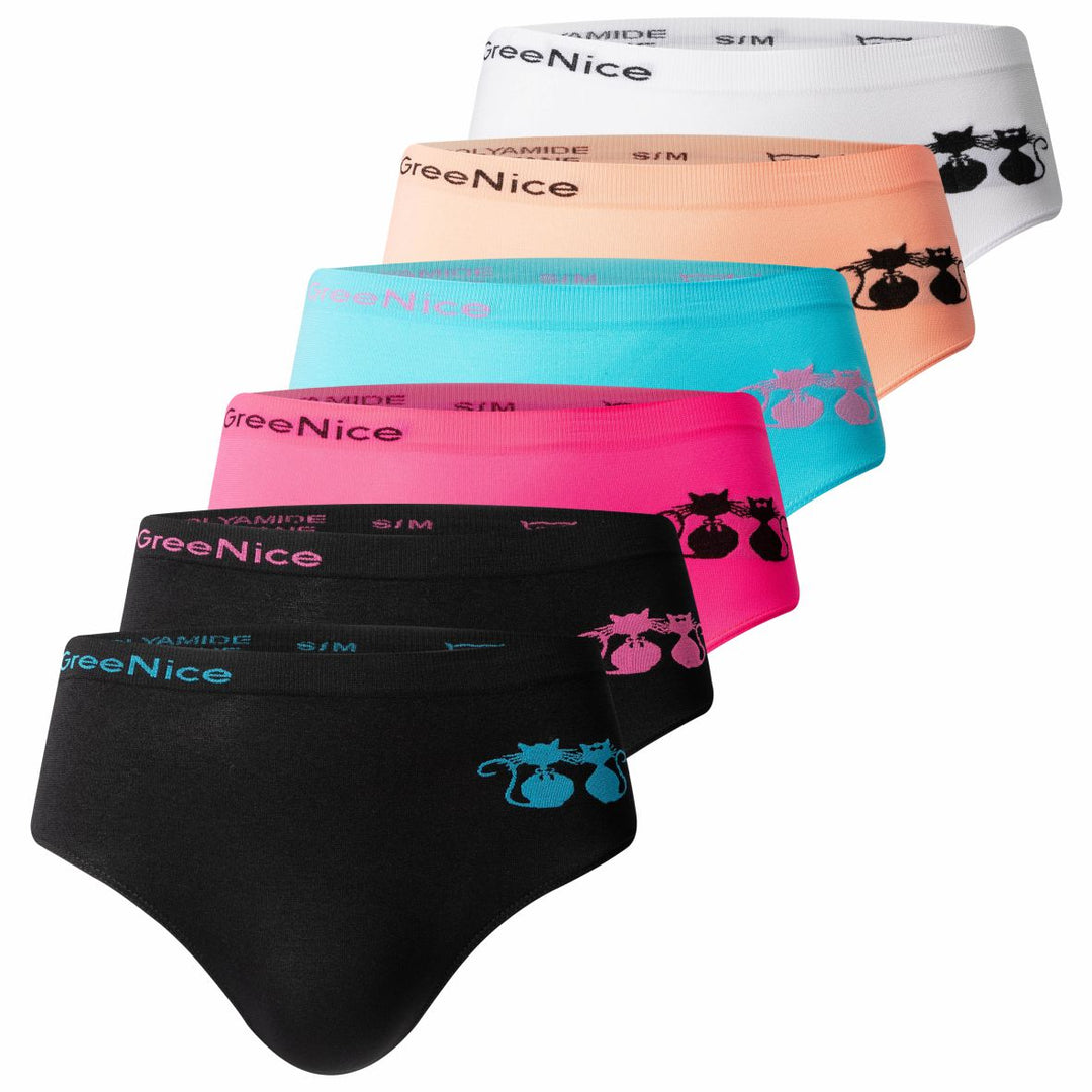 Women's seamless panties GREE-6506 - 3 pcs per pack