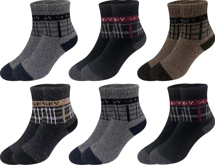 Boys' thermal socks QM35 6 pairs
