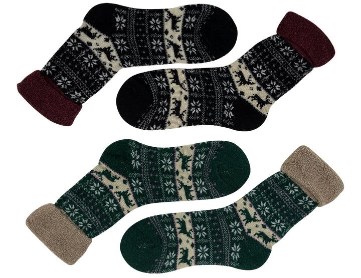Women's wool thermal socks Sob YZ33 4 pairs