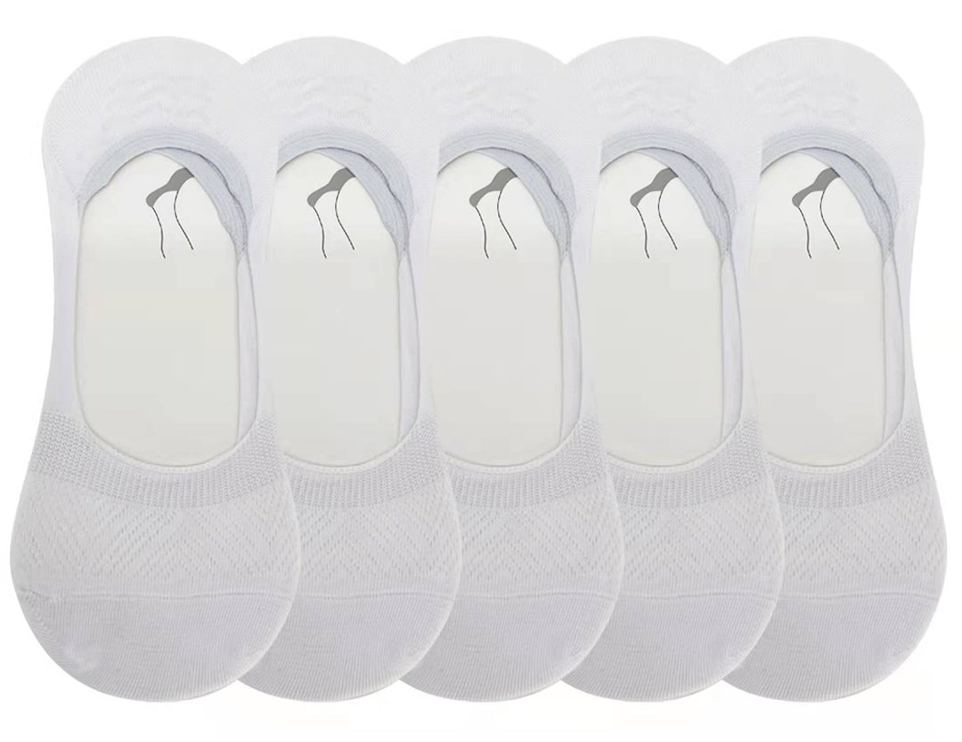 Women's invisible bamboo socks ZU01A 5 pairs