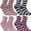Women's furry thermal socks DW9504 4 pairs