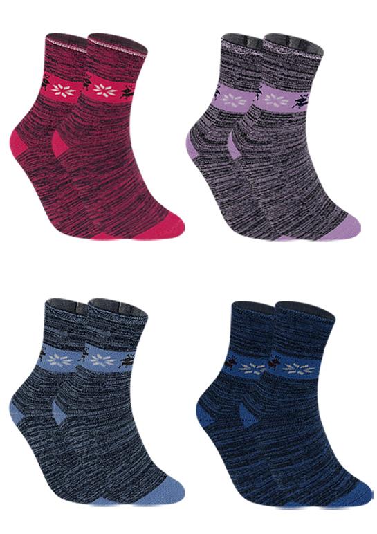 Women's medical thermal socks SSW035 - 4 pairs