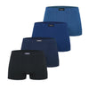 Men's bamboo soft flexible breathable boxers M6755 4pcs in a pack