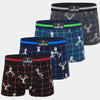 Men's cotton boxer briefs DEER G5116A - 4 pcs in a pack