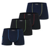 TEEN sports classic flexible cotton boxer shorts U5152 - 4 pieces per pack