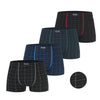 Men's loose elastic waistband soft breathable boxer shorts FM6793, 4 pieces per pack