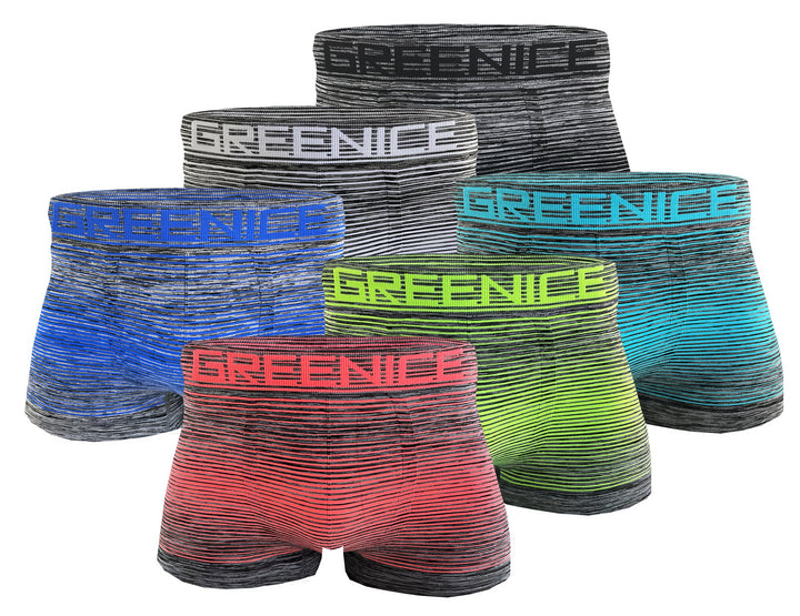 Men's seamless boxers GREE-4642 4 pieces in a pack
