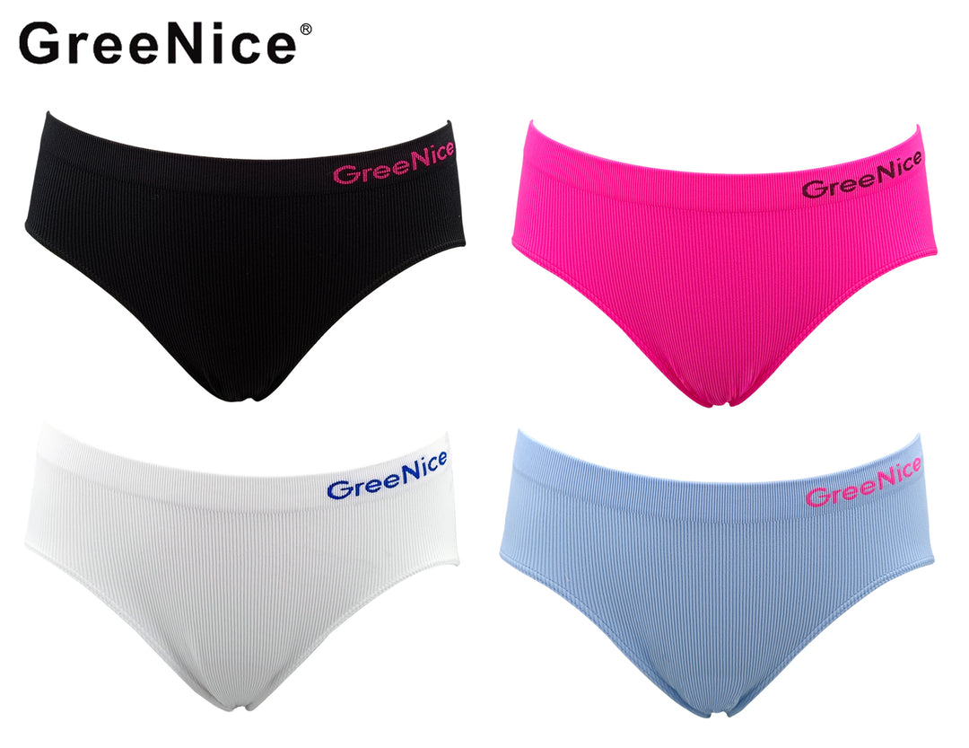 Women's seamless cute comfortable flexible panties GREE-6657 - 3 pieces per pack