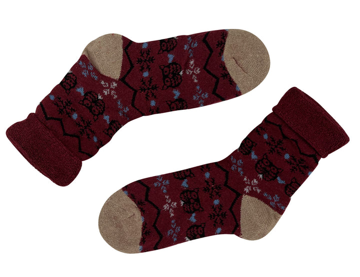 Women's woolen thermal socks YZ31 - 4 pairs