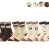 Children's thermal cotton comfortable daily socks QM507 6 pairs