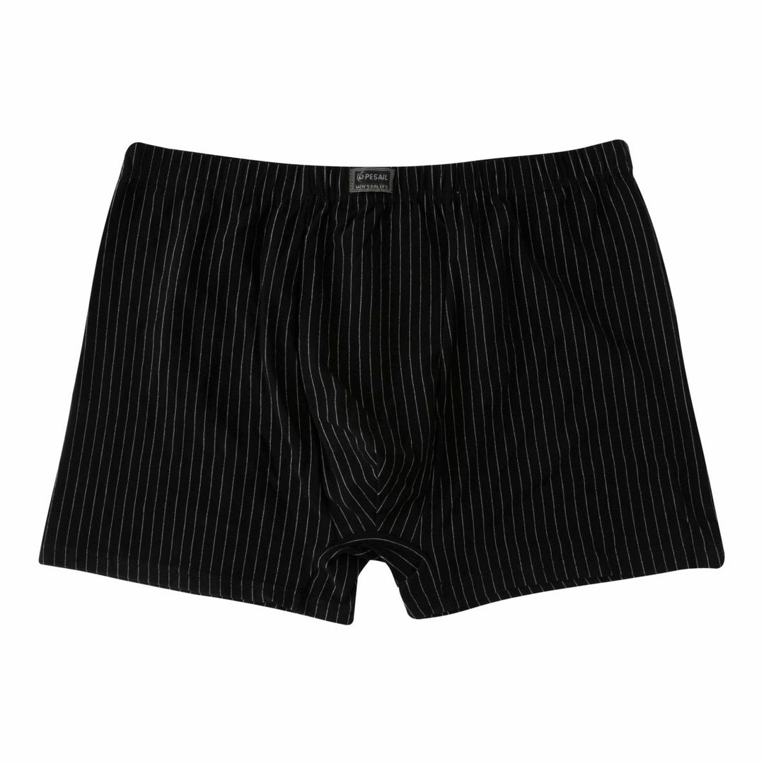 Men's classic lounge stretch loose boxer shorts PE-337+1 4 pieces per pack