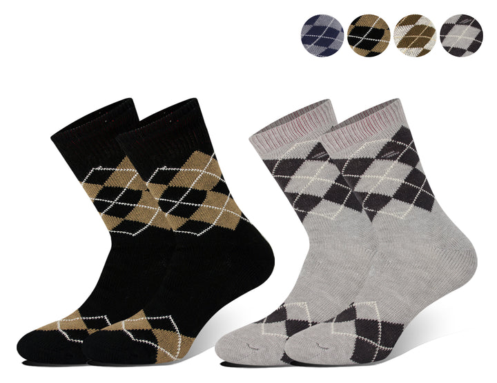 Men's thermal Christmas Norwegian soft socks MC115 2 pairs