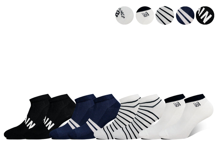 Men's ankle cotton soft breathable socks HCM6333 6 pairs