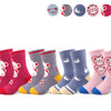 Girls' thermal socks QW608 6 pairs