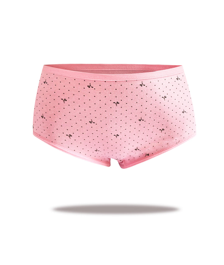 Women's high-waisted panties YW4142 - 3 pieces in a pack