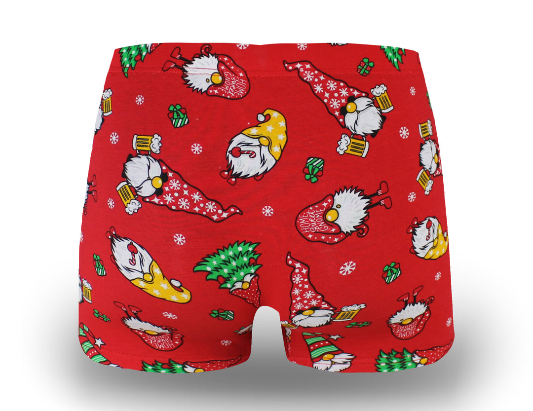 Men's Cotton Classic Soft Breathable Stretchy Christmas boxer shorts G5169 2pcs