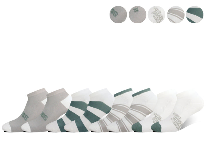 Men's ankle cotton breathable light socks HCM6334 6 pairs