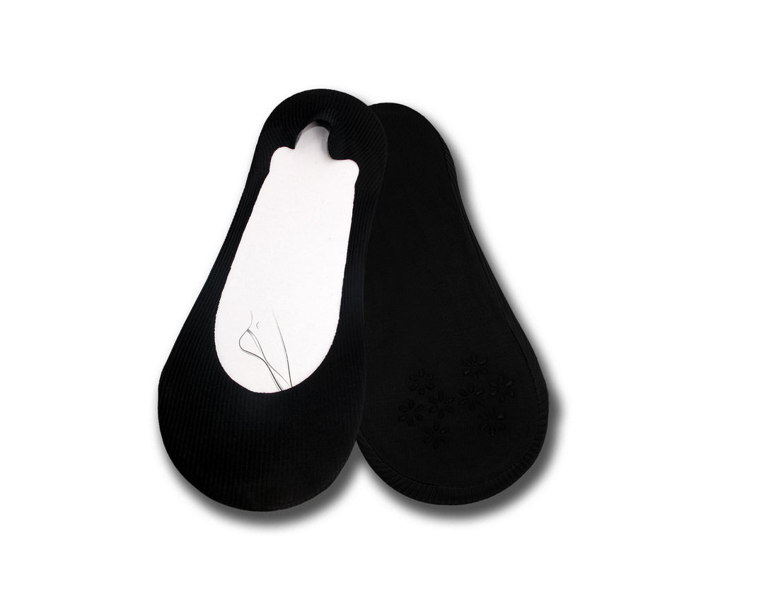 Women No Show Low Socks Non Slip Flat Boat Line WS918B 5 pairs