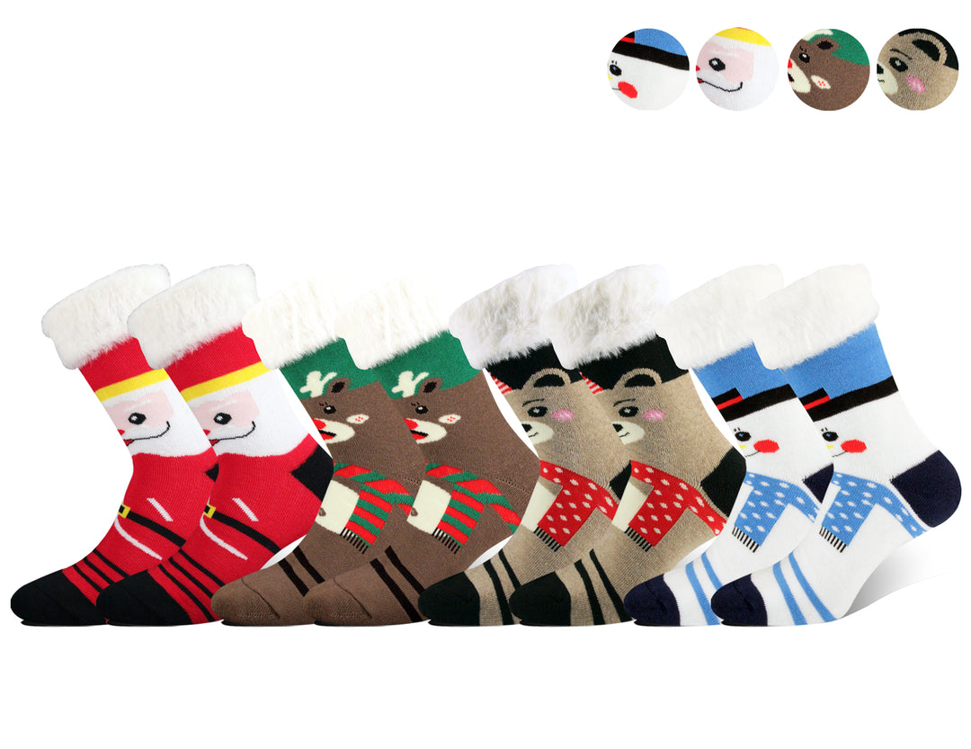 Women's Thermal Soft Christmas Comfortable Socks FK8205 3 pairs per pack