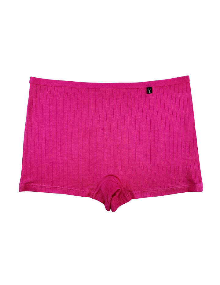 Women's solid-color boxer shorts RM0032 - 3 pcs per pack